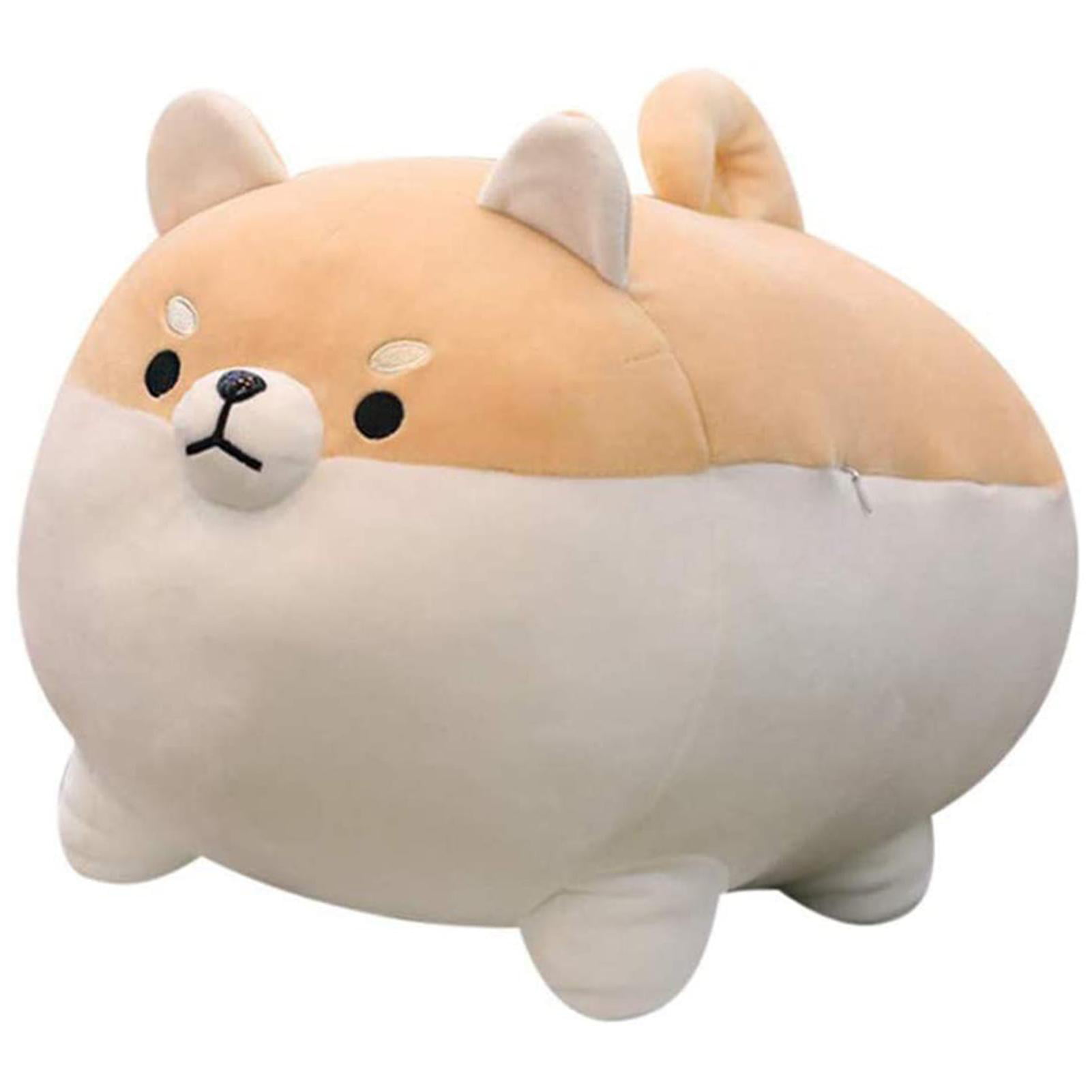 Levenkeness Shiba Inu Dog Plush Pillow Cute Corgi Akita Stuffed Animals Doll 
