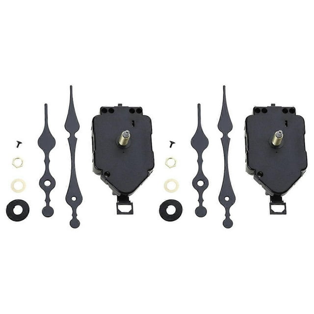 2 Set DIY Clock Movement Kit Replacement Parts