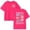 Hot Pink, variant on Women’s Floral Christian T-Shirt, “He Makes All Things Beautiful” Casual Crewneck Loose Fit Tee Hot Pink 110