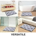 thumbnail image 3 of Bathroom Rugs 59x20, Soft and Absorbent Microfiber Bath Rugs, Non-Slip Shaggy Shower Carpet, Machine Wash Dry, Bath Mats for Bathroom Floor, Tub and Shower, Grey, 3 of 3