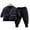 Black, variant on KYAIGUO 6M-4Y Unisex Kids Baby Lightweight Cotton Outerwear,Breathable Jacket & Pants Fall Winter 2PCS Outfits