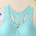 thumbnail image 5 of Naittoop Front Zipper Sports Bras for Women Wirefree Post Surgery Bra Front Closure Racerback Compression Mastectomy Bras, 5 of 5