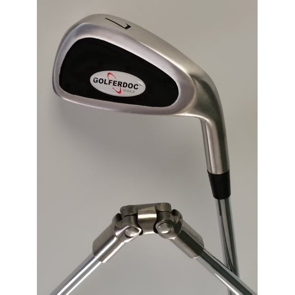 GolferDoc Dual Hinged 7 Iron -Training Aid Golf Clubs Trainer Men Right Hand