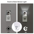 thumbnail image 3 of Balery Smiling Polar Bear Pattern LED Night Light with Automatic Sensor Plug in Night Light with Dusk-to-Dawn Light Sensor LED Nightlight 0.5W-UK, 3 of 7