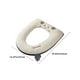 thumbnail image 3 of Funda suave para asiento de inodoro para baño doméstico | Asiento de inodoro con bordado | Funda acolchada y cómoda para tapa de inodoro con asa para una fácil instalación, 3 of 6