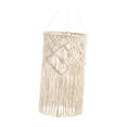 thumbnail image 3 of TISHITA Boho Macrame Lampshade Handwoven Hanging Lamp Shade for Living Room Office A, 3 of 8