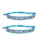 thumbnail image 4 of Pulseras de cristal de estilo bohemio Qarigey 2 piezas para mujer brazalete tejido de fiesta para niñas, 4 of 6