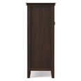 thumbnail image 4 of Simpli Home Artisan 38 inch Wide Solid Wood Transitional Medium Storage Cabinet in Tobacco Brown, 4 of 11