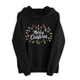 thumbnail image 2 of Busydd Christmas Hoodies for Women Long Sleeve Vacation Graphic Hooded Sweatshirt Comfy Casual Womens Hoodies Pullover with Pockets L, 2 of 6