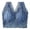 Blue, variant on 2 Pack Womens Bras 1 Pieces Lace Plus Size Underwear Lette Crop Top Female Large Top Female Push Up Siere Laced Bras