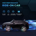 thumbnail image 3 of Aosom 12V Kids Electric Ride On Audi Sports Car, Battery Powered Toy w/ Parent Remote Control, Lights, Music, and Horn, for 3-5 Years Old, Black, 3 of 9