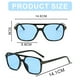 thumbnail image 2 of Gafas de sol cuadradas en forma de T retras de moda de gafas de sol de doble haz, hechas de PC, 2 of 5