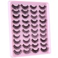 thumbnail image 3 of xiaxaixu 20 Pairs Dramatic Fake Eyelashes Fluffy Long Strip Lashes Thick Curly False Eyelashes Wispy Full Volume Big Eye Lashes, 3 of 8