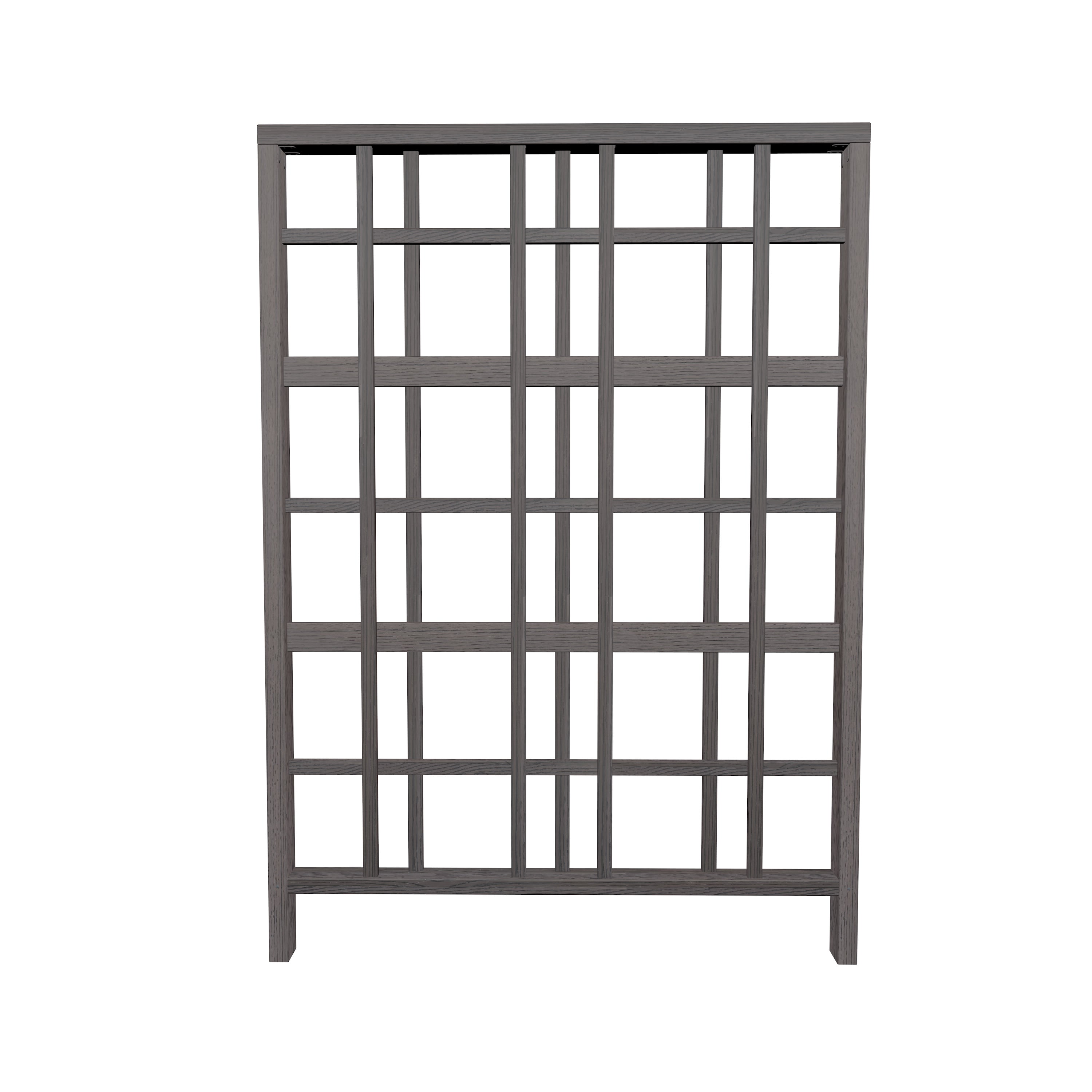 Vita Urbana 60" L x 84" H Modern Vinyl Trellis,Espresso Brown, VT17531