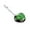 B, variant on Led Light Up Four-Leaf Clover Keychain - Glowing Feature With Natural Three-Leaf Clover A Design - For Gifting Friends Family, Bag Accessory, Office Desk Decoration, Gift For Her,