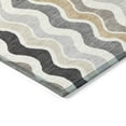 thumbnail image 3 of Addison Rugs Chantille Indoor/Outdoor Transitional Stripes Charcoal Machine Washable Rectangle Rug, 10' x 14', 3 of 8