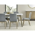 thumbnail image 3 of Steve Silver Vida Indoor Mid Century Modern Sideboard with Genuine Marble Top, Burnished Blonde, 3 of 6
