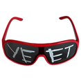 thumbnail image 2 of Yeet Youth Kids Sunglasses Sports Shades for Main Event Jey Uso Costume Red, 2 of 7