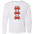 thumbnail image 3 of Inktastic Crab Lover Long Sleeve Youth T-Shirt, 3 of 5