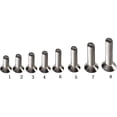 thumbnail image 4 of x15 Tornillo de cabeza de botón Allen hexagonal de titanio Tornillos 100 piezas Sharpla  Tornillos Allen, 4 of 6