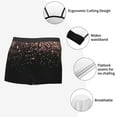 thumbnail image 6 of Kll Rose Gold Glitter1 Men'S Cotton Boxer Briefs Underwear-Medium, 6 of 9
