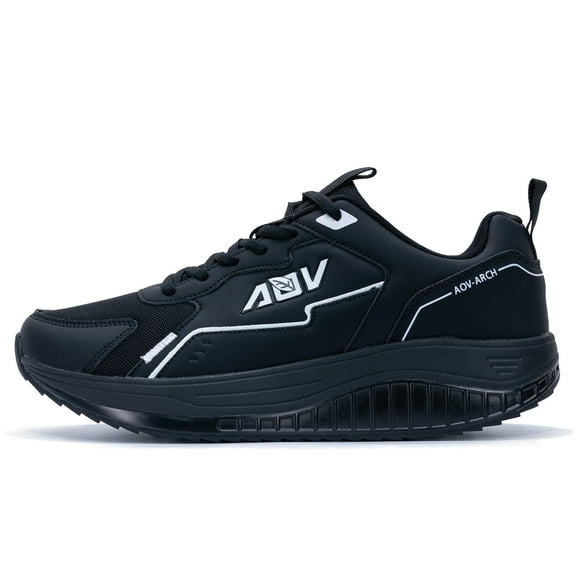 AiEles Men's Orthotic Walking Shoes - Arch Support, Plantar Fasciitis Relief Size 7-13