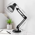 thumbnail image 2 of OULII 1Set Adjustable LED Desk Lamp with Clamp Black Eye Care Table Lamps for Dormitory, 2 of 5