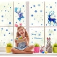 thumbnail image 5 of LINLIN Christmas Window Stickers, 10 Sheets Christmas Elk Snowflake Wall Stickers Christmas Window Decorations DIY Window Door Stickers for Home Shop Party Christmas Decorations, 5 of 7