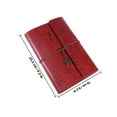 thumbnail image 4 of unbranded Cuaderno De Piel Estilo Vintage Con Metálica Para Y Escritura, 4 of 5