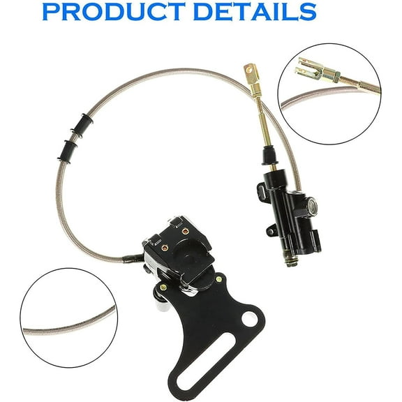 PET-U 15mm Rear Disc Brake Caliper Master Cylinder Dirt PitBike 125cc 150cc Apollo SSR