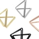 thumbnail image 3 of 45 portatarjetas pequeños para mesa, con forma triangular, para aniversario Negro, 3 of 7