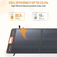 thumbnail image 2 of GRECELL Portable Solar Panels for Power Station, 200 GRECELL 200W Portable Solar Panel for Power Station, Foldable Solar Charger, IP65 Waterproof Solar Panel Kit DC XT60 Anderson Aviation Output, 2 of 10