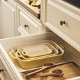 thumbnail image 3 of Staub Ceramic 3-pc Rectangular Baking Dish Set - Citron, 3 of 9