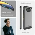 thumbnail image 3 of Phone Case for Xiaomi Poco X3 Pro Case/Poco X3 NFC, TUDIA [MergeGrip] Military Grade Dual Layer Shockproof Slim Tough Non-Slip Heavy Duty Case Cover (Metallic Slate), 3 of 5