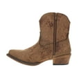 thumbnail image 3 of Roper Womens Sashay Snip Toe Zippered Cowboy  Ankle Boots, 3 of 5