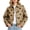 Brown, variant on SBYOJLPB Womens Polka Dot Coats Long Sleeve Lapel Button Waterproof Casual Short Coat for Cozy Everyday Wear