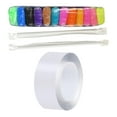 thumbnail image 4 of GUOOL Ruban Nano Imperméable Robuste Amovible avec Pailles et Argile pour Bricolage 2mm 2mm 100cm, 4 of 9