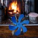 thumbnail image 3 of Estufa de leña de Ventilador de chimenea Motor silencioso Circulación térmica Ventilador de estufa de aire caliente / calentado para estufas - Azul perfecl ventilador de la estufa de la chimenea, 3 of 7
