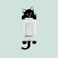 thumbnail image 3 of Gato Pegatinas de pared Interruptor de luz Decoración Calcomanías Arte Mural Bebé Cuarto de niños Fokelyi WRQX-454, 3 of 8