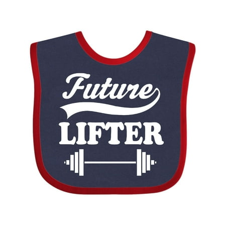 

Inktastic Future Lifter Weightlifting Gift Baby Boy Bib