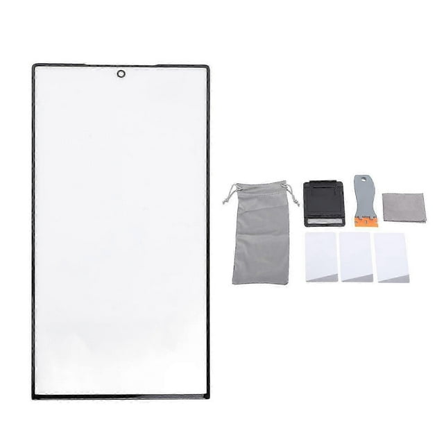 Galaxy S23 Ultra Outer Screen Replacement: Tempered Glass with OCA Adhesive &