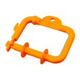 thumbnail image 1 of harper Dry Fly Fishing Holder Spool Gear Effective Fly Fishing Line Spool Dispenser Orange, 1 of 10