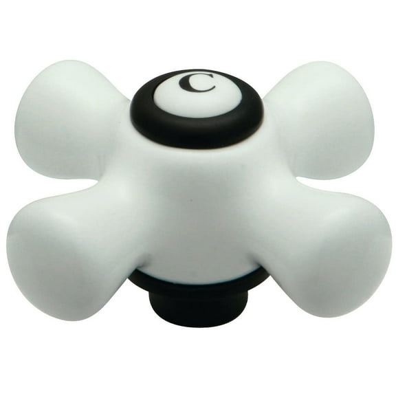 Kingston Brass Ksh322.Pxc Cold Porcelain Cross Handle (D Type) - Bronze