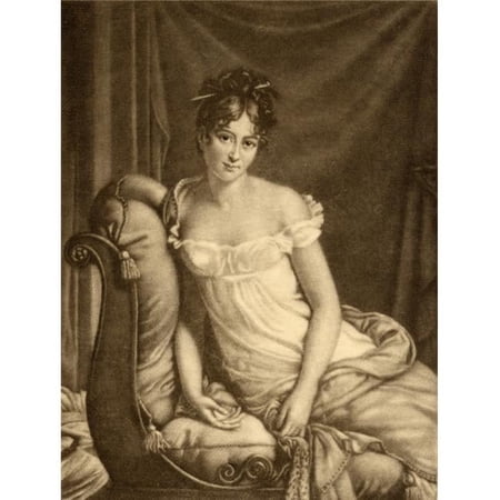 Madame Recamier Jeanne Francoise Julie Adelaide Bernard Mme Recamier Aka Poster Print