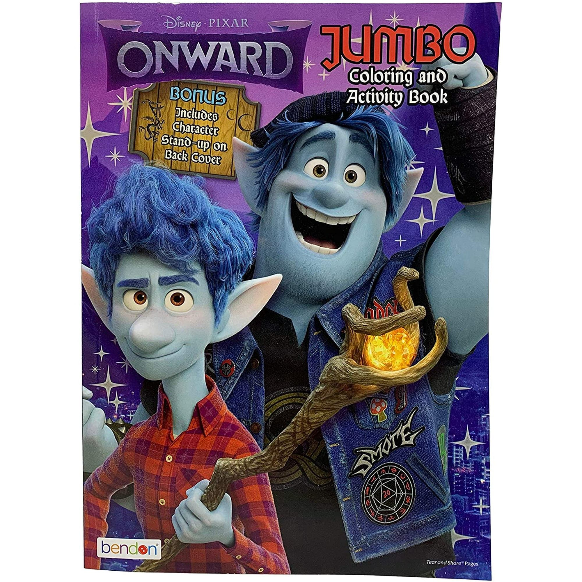 Onward Disney Coloring Book, Jumbo Educational Art Coloring & Activity  Workbook with Onward Movie Cartoon Characters, | Walmart Canada