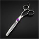 thumbnail image 4 of Juego de tijeras profesionales para cortar el cabello, tijeras de entresacar de 6 pulgadas con hojas afiladas de acero inoxidable., 4 of 5