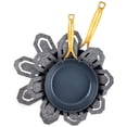 thumbnail image 2 of Brooklyn Steel Co. Nonstick Kitchenware 8" and 10" Fry Pans, 2 Piece Cookware Set, Navy, 2 of 4