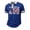 A06 Blue, variant on Conairie Mens 250 Anniversary USA Polo Shirt American Falg Print Patriotic July 4th T Shirts With Button Stand Collar Loose Holiday Commemorative Tops Navy L