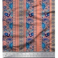 thumbnail image 1 of Soimoi Velvet Fabric Stripe,Floral & Paisley Decor Fabric Printed Yard 58 Inch Wide, 1 of 1