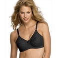 thumbnail image 1 of Bali 3432 Lace Smooth Seamless Underwire Bra Size 34DD, Black, 1 of 4